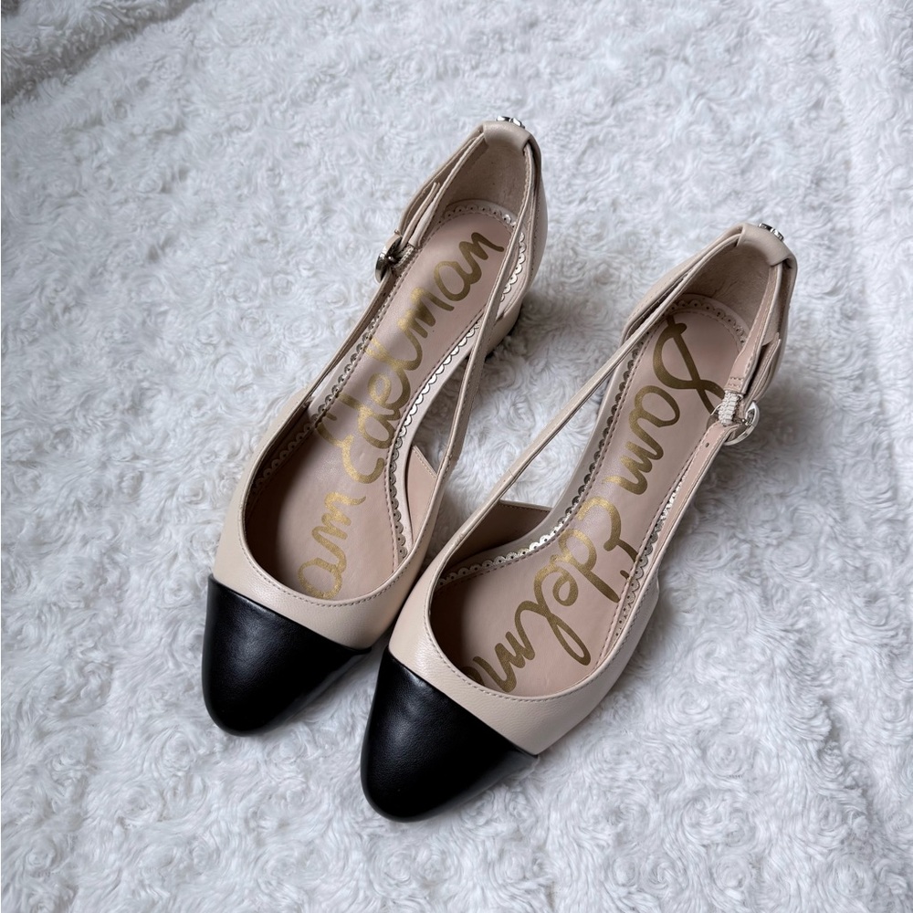 Sam Edelman cap toe pumps